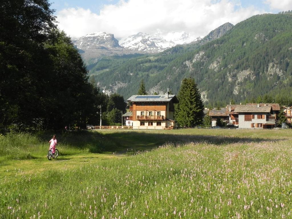 Villa Americana Chambres D'Hotes Champoluc Esterno foto